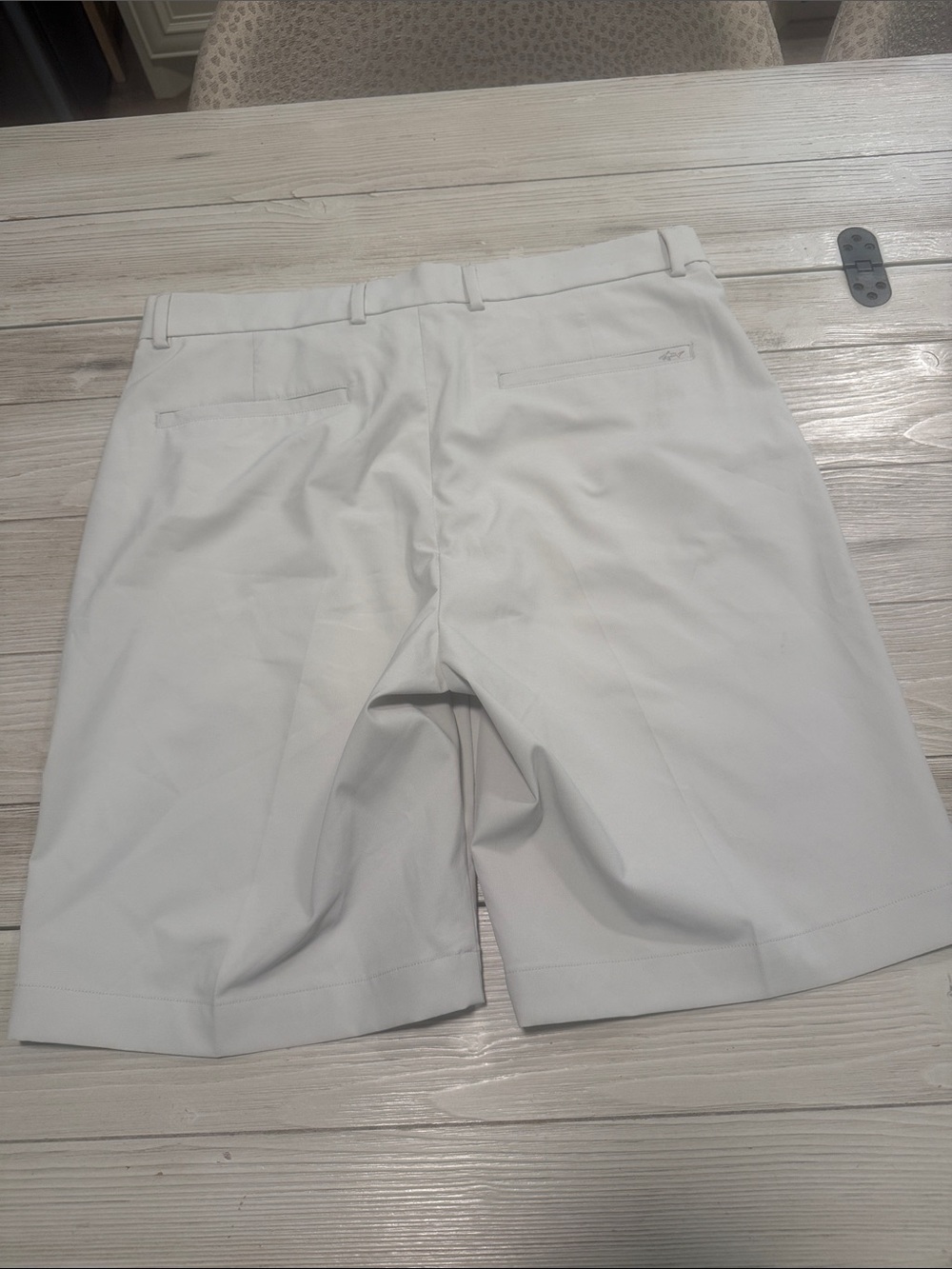 Men's White Performance Golf Shorts - Brand: Greg Norman